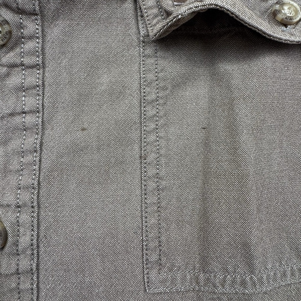 Carhartt Shirt Mens Large Tan Plaid Button Down Short Sleeve Workwear S118 MSC - Picture 2 of 16